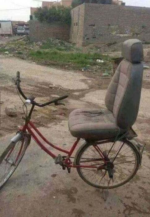 Komfort na bicykli