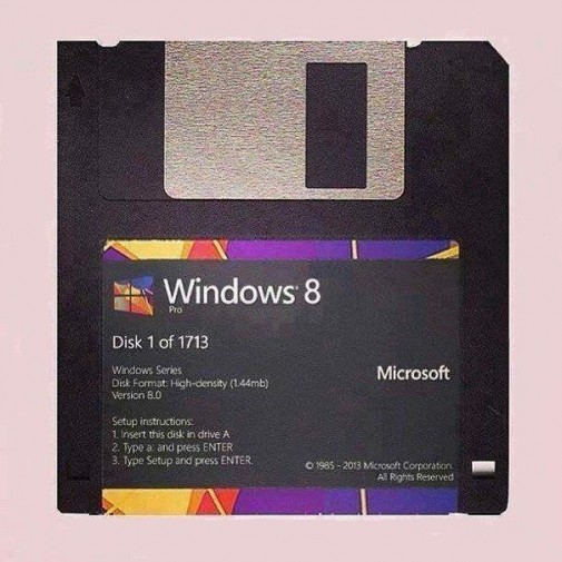Disketa Windows 8