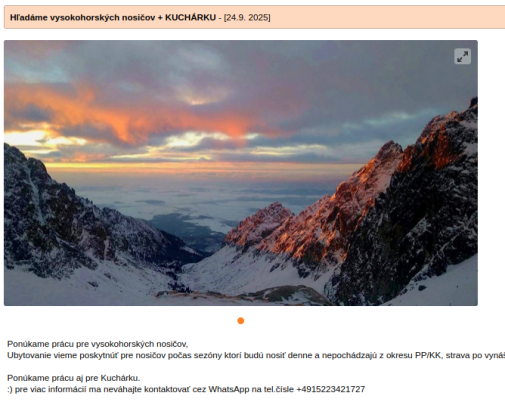 prihlaste sa, obcania